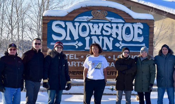 Snowshoe Inn Arial